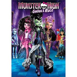 MONSTER HIGH Ghouls Rule DVD Movie NEW in Package