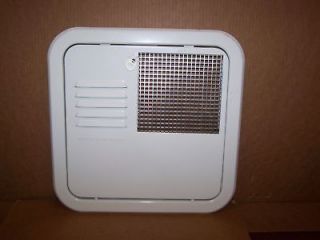 RV HOT WATER HEATER COVER WITH TRIM OUTSIDE ( USED )