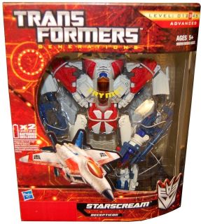 Transformers Cybertron Starscream Leader Class W/ Crown Loose FREE 