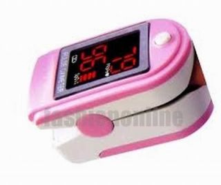 Pink Fingertip Pulse Oximeter Spo2 Monitor CMS 50DL
