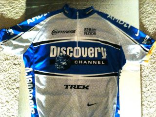 NIKE DISCOVERY CHANNEL Team cycling JERSEY .TREK. DRI FIT