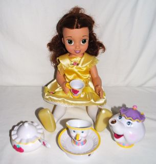   Tea Time With Me Little Belle   Interactive Doll & Tea Set  HTF