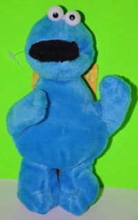 COOKIE MONSTER KEYCHAIN BLUE PLUSH KEYRING KEYCHAIN 7 COIN BAG NWT 