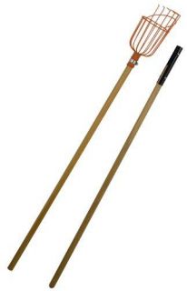 New Flexrake LRB189 Fruit Picker with 8 Foot 2 Piece Wood Handle Free 