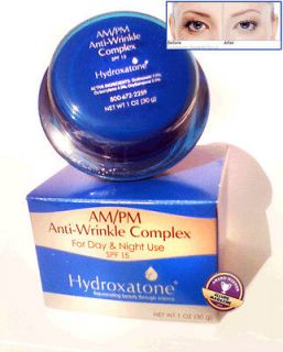   AM/PM Anti Aging Treatment Cream and Fine Line Anti Wrinkle Nightly
