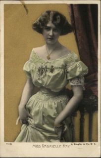 Miss Gabrielle Ray Actress c1910 Postcard
