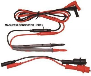 ESI 138 MAG LEAD Set w/Alligator Clips extension for DMM MultiMeters 