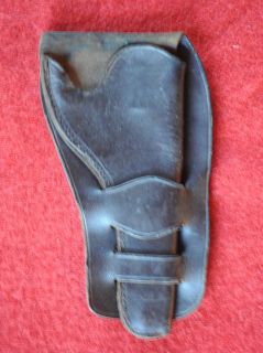 Antique Western Cowboy Double Loop Holster 1910s NM Ranch Find