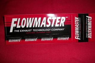 Flowmaster Exhaust Stickers Decals NHRA Hot Rod Racing