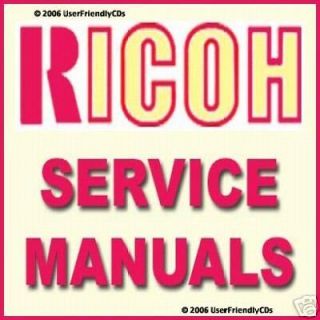 RICOH Digital DUPLICATOR SERVICE MANUALS Manual 2 CDs