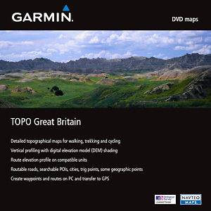GARMIN TOPO UK MAPS NUVI 300 310 610 660 670 360 370 35