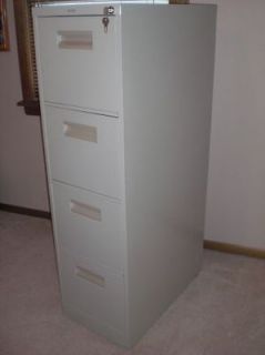 Newly listed HON 4 DRAWER STEEL LOCKING FILING CABINET (pick up only 