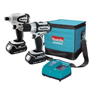 Makita 18V Cordless Lithium Ion Compact 2 Piece Combo Kit LCT200W NEW
