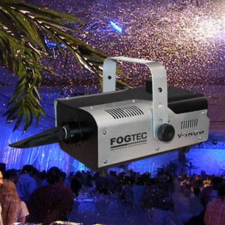 Fogtec V Snow Machine effect party DJ DISCO inc remote & 5l fluid