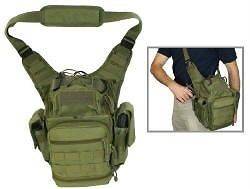   Tactical Utility Shoulder Bag Military Gun & Ammo Gear OD GREEN