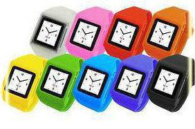HOt SAle Silicone Rubber Wrist Watch bands for iPod Nano 6 6th Free 