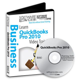 QuickBooks Pro 2010 Training DVDs 430 Video Lessons 21hrs Accounting 