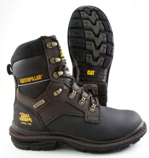 caterpillar steel toe boots waterproof in Boots