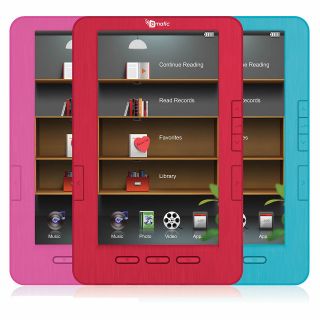 ematic 7 tft lcd color ebook reader with kobo mp3