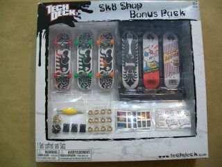 Tech deck Sk8 shop bonus pack fingerboards NIP Black Label elephant 
