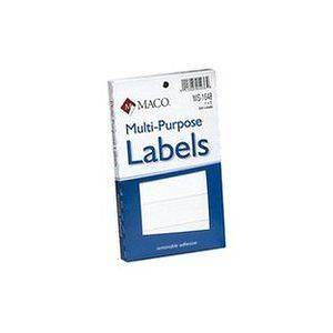 10 Pack Maco Multi Purpose Labels, MS 816, 1/2 x 1