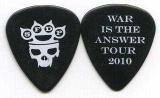FIVE FINGER DEATH PUNCH 2010 War Is Answer Tour Guitar Pick custom 