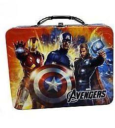 Marvel The AVENGERS Official Licensed Movie Trio LUNCHBOX Thor Ironman 