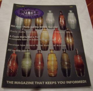 Antique Bottle & Glass Collector Magazine Feb. 03 Bitters Barrels 