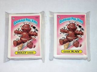 Garbage Pail Kids Series 4 (1986) RARE Error Cards Complete Bases Set 