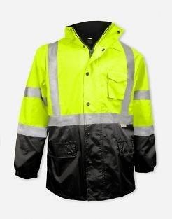 Reflective ANSI Safety Thinsulate Parka Warm Jacket HiV