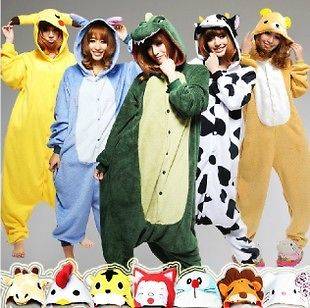 Kigurumi Adult Animal sleepsuit Cosplay Pajamas Costume Halloween 