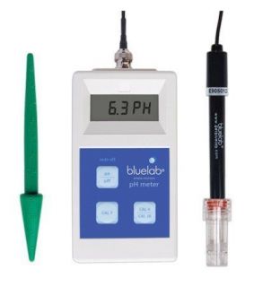 BlueLab Soil pH Meter   blue lab digital tester probe hydroponics 