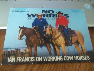   ANDERSON & IAN FRANCIS ON WORKING COW HORSES DVD 5 2011 NEW + BONUS