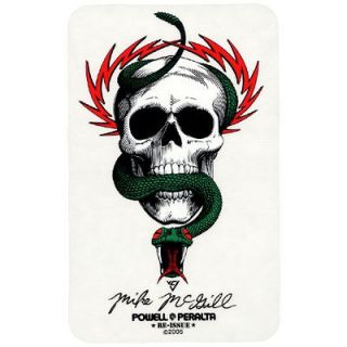 Powell Peralta Mike McGill Skull and Snake Sticker 6 inch Skateboard 