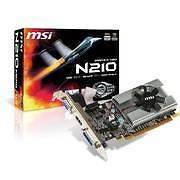 MSI nVidia GT210 1GB DDR3 VGA/DVI/HDMI Low Profile PCI E Video Card 
