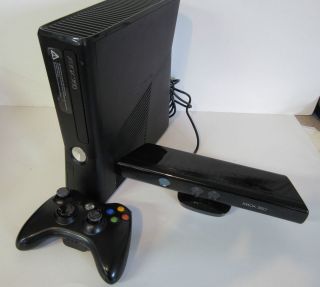 Microsoft Xbox 360 S (Latest Model)  with Kinect 250 GB Glossy Black 