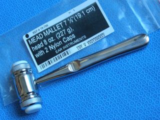 MEAD MALLET 7 1/2 (19.1 CM) Surgical Veterinary Instruments ENT 