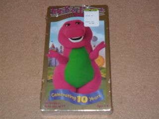 NEW Sing & Dance with Barney VHS Video Celebrating 10 years OVER 26 