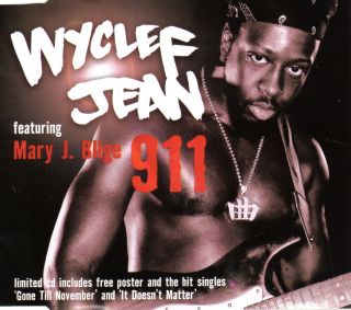 WYCLEF JEAN ft MARY J BLIGE   911 (UK Ltd Ed 3 Tk CD Single Pt 2/No 