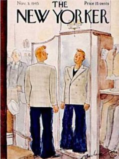 New Yorker COVER 11/03/1945   New Clothes   BARLOW