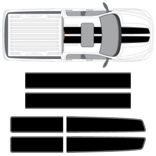 Dodge Ram EZ Rally Racing Stripes with Outline, 3M Stripe Decals