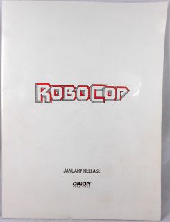 Orion Home Video Robocop January Press Release Kit with Photo