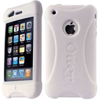 New White Otterbox Impact Silicone Cover Skin Case for Apple iPhone 3G 