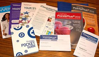 2012 Weight Watchers Pocket Guide and Points Plus Books & Power 