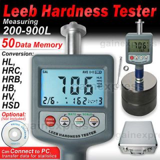 Portable Palm Digital Rebound Leeb Hardness Tester Gauge Meter for 