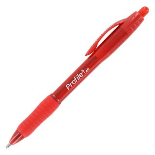 Paper Mate Profile Retractable Ballpoint Pens, Red Ink, Bold Point, 1 