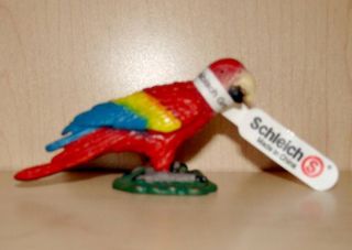 Schleich Wild Life RETIRED Red Parrot Bird 14329