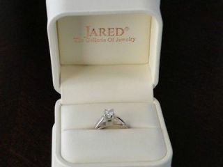 Jared Princess cut, 14K white gold, 1/2 carat   $500 (Leitchfield, Ky)