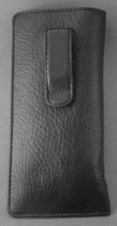 Premium Leather Eyeglass / Glasses Case with CLIP   NEW