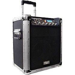 Pyle 200 Watt Rechargeable Portable PA System with USB, SD,  Inputs